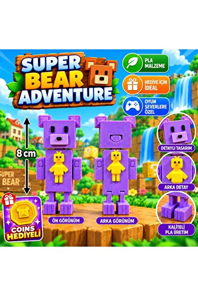 Razmo Super Bear Adventure Baaren Ayı ve Shicka Figür Seti - Süper Ayı Seti (...