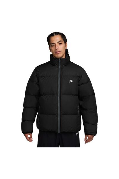 Nike Ανδρικό Μπουφάν Αθλητικό Club Therma-FIT Πουπουλένιο Μπουφάν L
