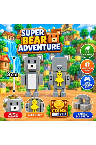Razmo Super Bear Adventure Baaren Ayı ve Shicka Figür Seti - Süper Ayı Seti (...