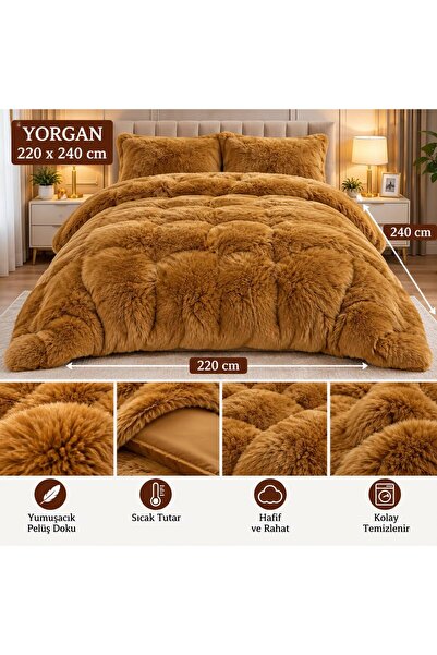 Genel Markalar Battal Peluş Buble Yorgan 220X240
