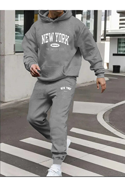 luci sports Unisex Σετ Φόρμας με στάμπα NEW YORK