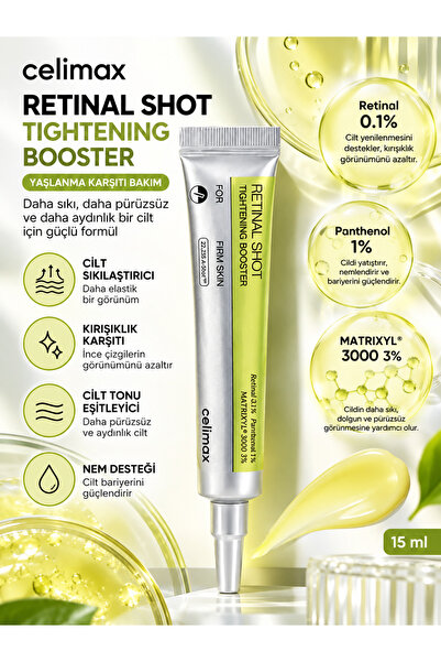 Celimax Retinal Shot Tightening Booster 15 ml – Yaşlanma Belirtileri ve İnce ...