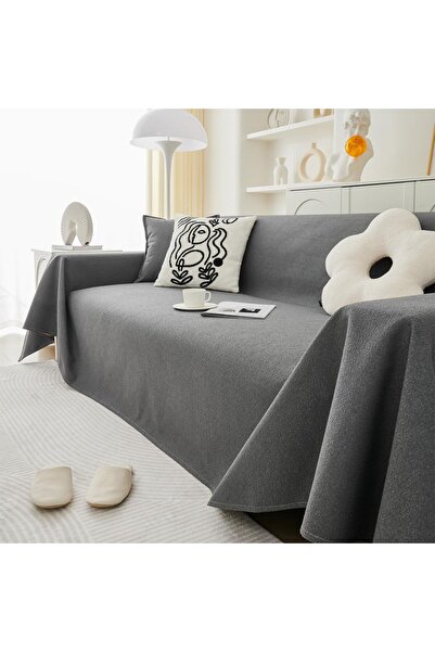 Generic Waterproof Sofa Cover Dark Grey, Anti-Slip Breathable Soft Material D...
