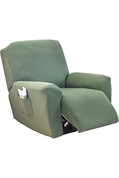 Generic Recliner Slipcover 4 Pieces Stretch Printed Lazy Boy Chair Covers wit...