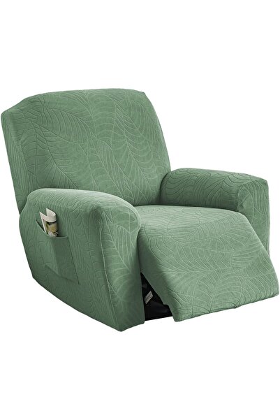 Generic Recliner Slipcover 4 Pieces Stretch Printed Lazy Boy Chair Covers wit...