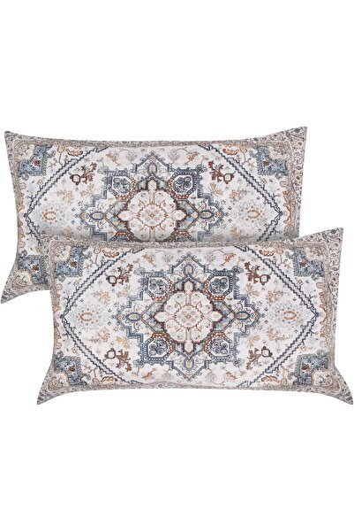 Generic Cushion Covers, Short Plush Pillowcase, Set of 2 Bohemian Style Cushi...