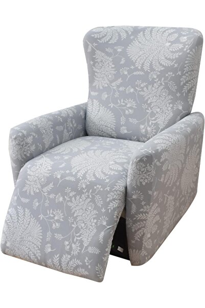 Generic Recliner Slipcover 4 Pieces Stretch Printed Lazy Boy Chair Covers wit...