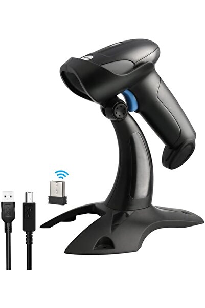 sumicorn ماسح باركود Sumicor 1D، اتصال لاسلكي 2.4 جيجاهرتز وUSB متوافق مع Win...