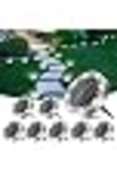 Generic Solar Ground Lights Outdoor, 8 Pack Flat Solar Powered Disc Lights, I...
