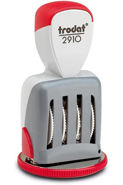 Trodat 2910 Classic Line Time and Date Stamp 24 HR - Received, Grey, Small