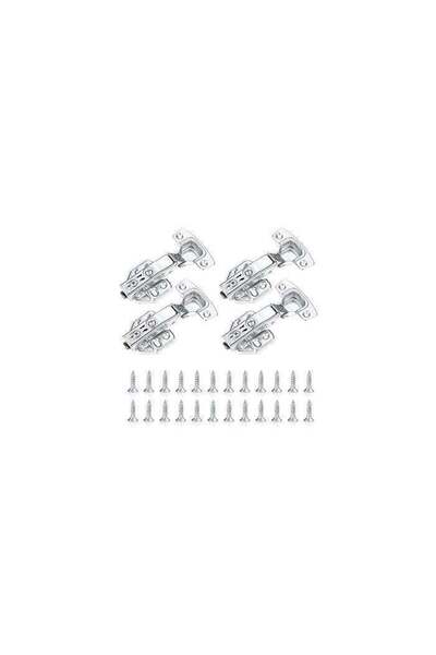 Generic Duravel Soft Close Cabinet Hinges, 1.5mm Stainless Steel, 4-Pack with...