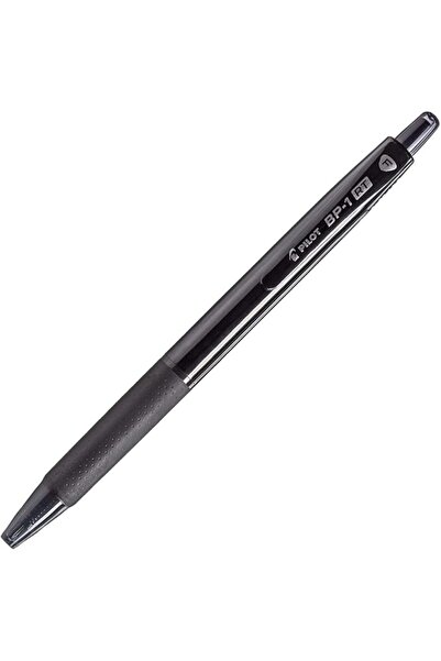 Pilot قلم حبر جاف برأس رفيع BP-1 RT - عبوة من 12 قطعة (أسود)