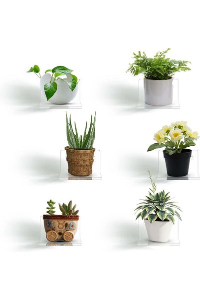 Generic Yulejo Acrylic Floating Shelves Set