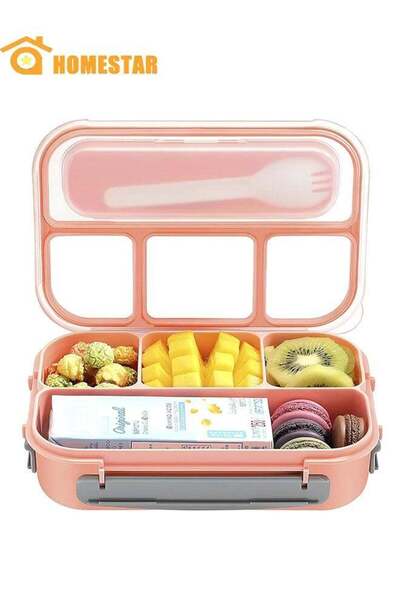Generic Lunch Box 1300ML,4 Deep Compartments, BPA Free, Leak-Proof, Reusable,...