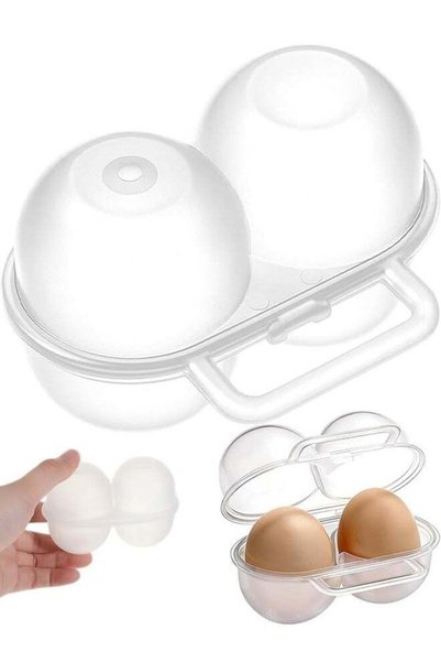 Generic Portable Shockproof Plastic Egg Storage Carrier Box Outdoor Hiking Use