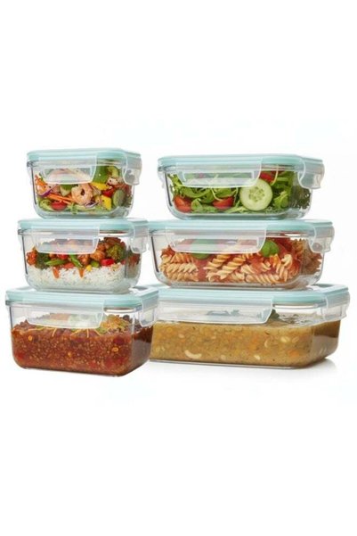 Generic Houzi 6 Pcs Container Set with Locking Lids, Food Storage Containers,...