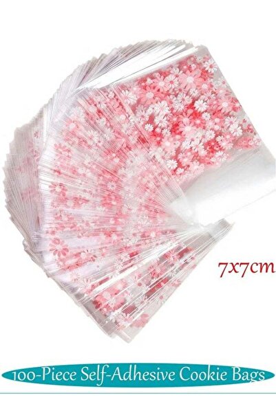 Generic Plastic Bag Self-Adhesive, Candy Bags and Cookies Bags, 100-Piece Sma...