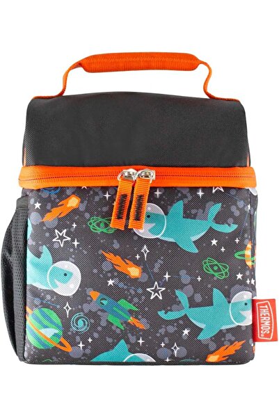 Generic Thermos Standard Pop Top Reusable Insulated Lunch Bag - Space Party