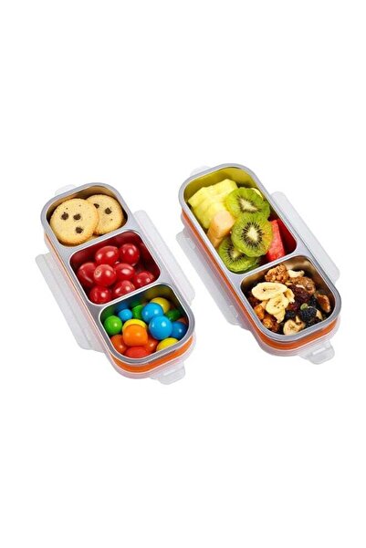 Generic Stainless Steel Snackle Box Container - 2 Pack Bento Box for Kids & A...