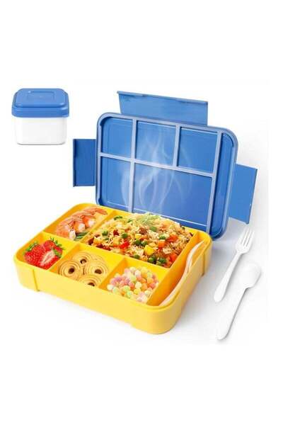 Generic Bento Box, Lunch Box for Kids, Bento Lunch Box Kids Adults，With Fork ...