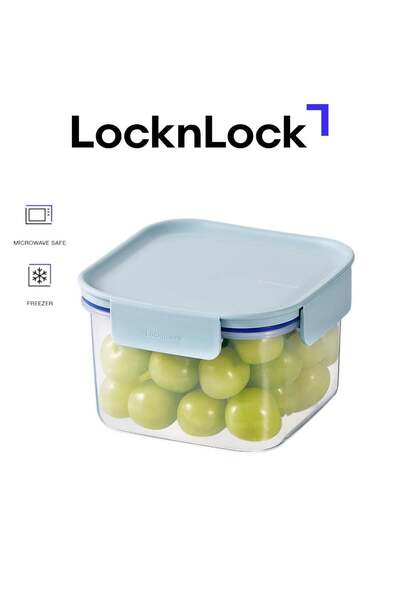 Generic LocknLock Classic Plus Square Food Container 860ml Mint, Airtight, BP...