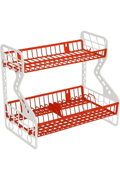 Generic Fitto 2-Tier Kitchen Storage Rack – Durable and Stylish Organizer for...