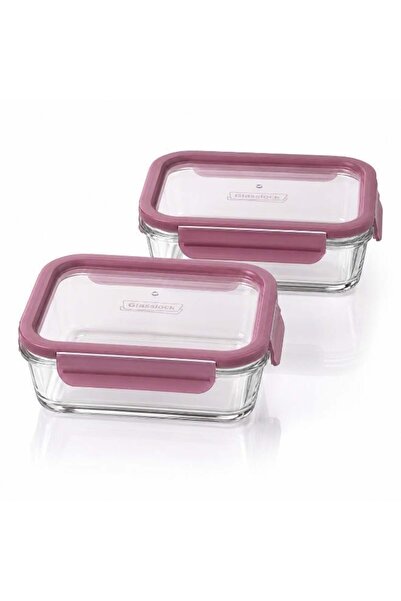 Generic Glasslock 2 Piece Rectangular Glass Food Storage Container Set or Lun...