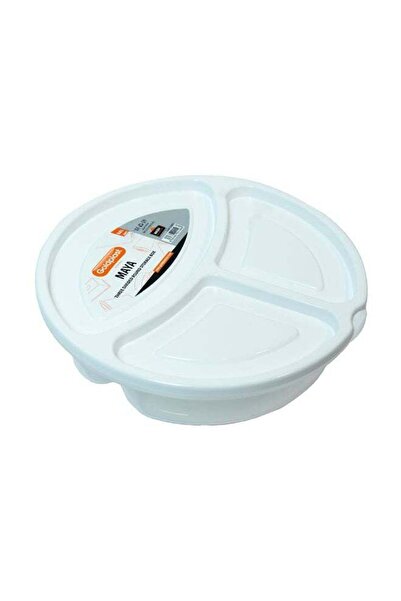 Generic 3-Compartment Food Storage Container with Lid – BPA Free Durable Lunc...