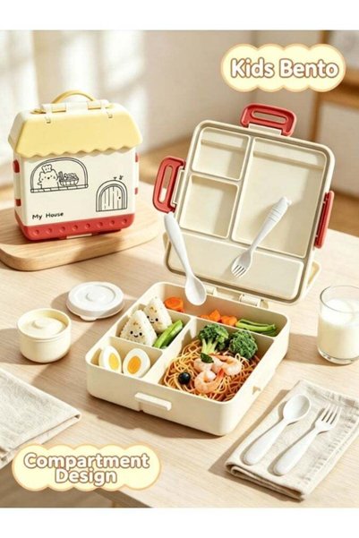 Generic Toddler Bento Lunch Box, Leak Proof Kids Food Storage Container with ...