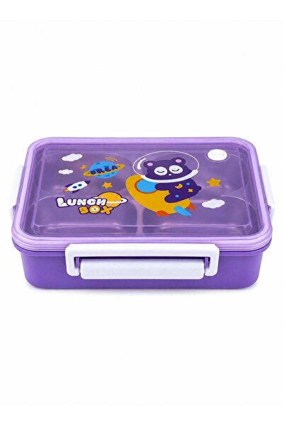 Generic 1000ML Kids Lunch Box with 3 Compartments, Leakproof BPA-Free Food Co...