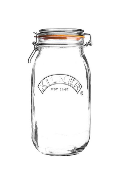 Generic Clip Top Round Jar Clear 137 x230 x113mm