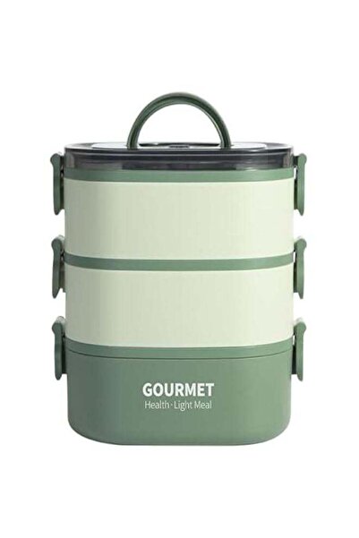 Generic Bento Lunch Box, Multi-layer Portable Bento Box, 3-Tier Leak-Proof Po...