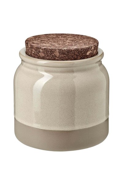 Generic Jar with lid, beige, 1 l