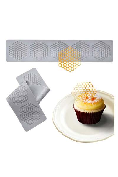 Generic Silicone Honeycomb Molds for Baking and Crafting - 2 Pack Beehive Fon...