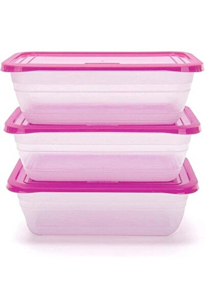 Generic Rectangular Plastic Food Storage Containers 1.3L (3 Pieces Set) – Air...