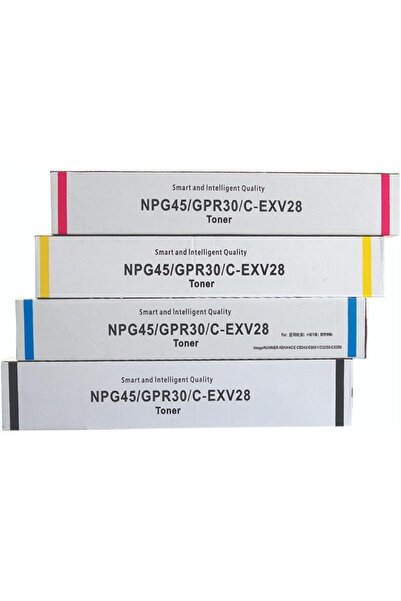 Generic C-EXV 28 Set Toner Cartridge Replacement For Canon IR ADV C5045i, IR ...
