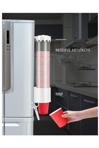Generic Dispenser Paper Water Disposable Cup Holder Pull Type, Anti-Dust Wall...