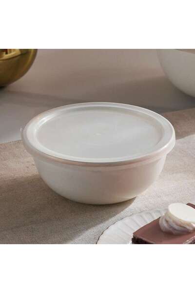 Generic Alinna Food Container With Lid 750Ml -White - 203BSV9900099