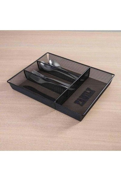 Generic Sentra Cutlery Organizer 33x26x5cm - Black - 203TKU9900010