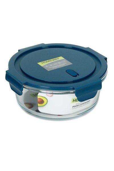 Generic 950ml Round Glass Food Container – Durable and Eco-Friendly Storage S...