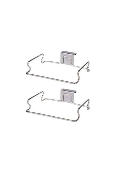 Generic 2 Pack Stainless Steel Trash Bag Holder, Garbage Storage Bags Rack, H...