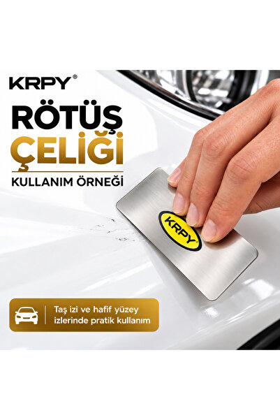 KRPY Rötüş Çeliği Paslanmaz Çelik Rötüş Sacı Taş İzi ve Hafif Çizik Giderici ...