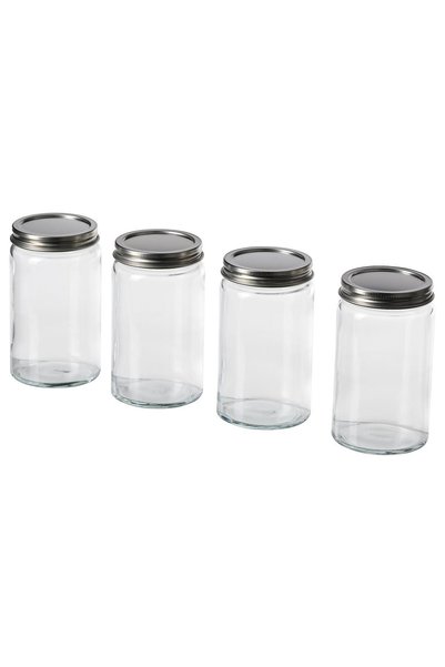 Generic Spice jar, clear glass/stainless steel, 35 cl