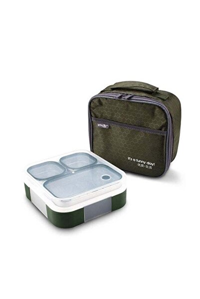 Generic GGEROU Kids Stainless Steel Lunch Box - 720ML Insulated 3 Compartment...