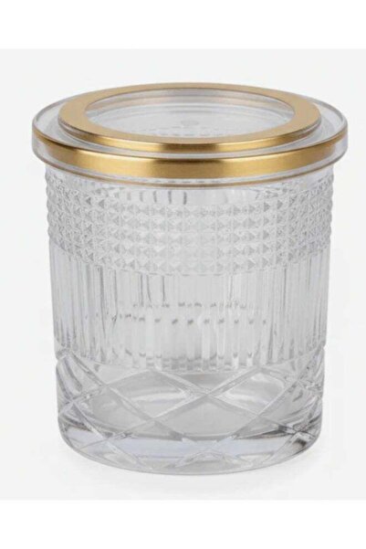 Generic Alhoora Designer Round Airtight Acrylic Storage Canister – Transparen...