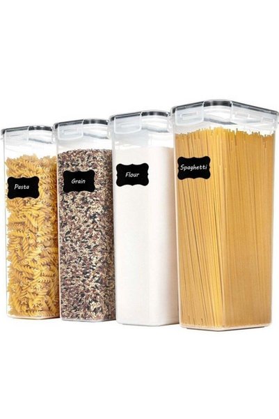Generic Food Storage Containers, 4-Pack Airtight Storage Container Set, Organ...