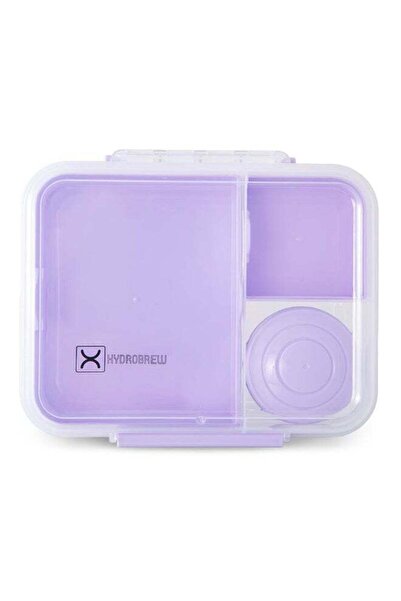 Generic Hydrobrew 3/4/5 Convertible 1650ml Bento Lunch Box - Lilac