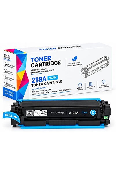 Generic 218A (Cyan) W2181A Toner Cartridge Replacement for HP Color Laser Pro...