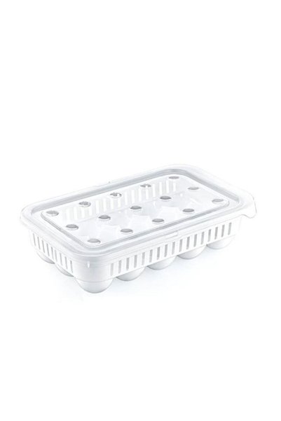 Generic 15 Egg Storage Box, For Fridge Capacity For 15 Eggs