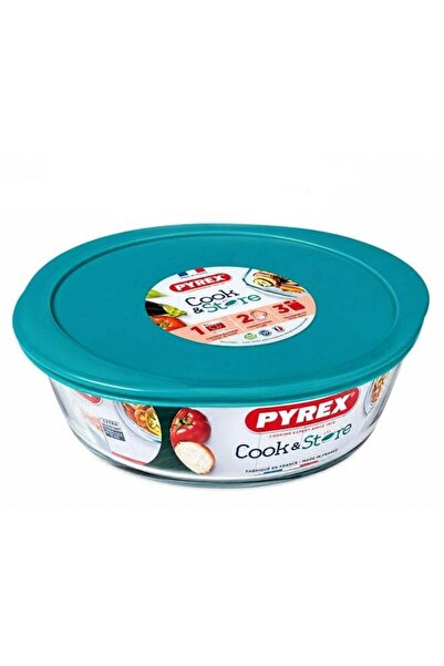 Generic Pyrex Cook & Store Round Roaster with Lid - 1.1L Capacity for Versati...